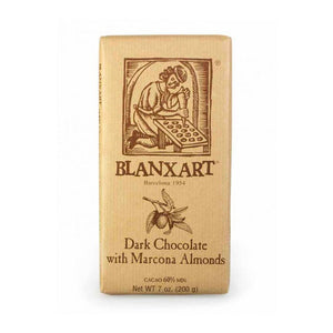 Blanxart Large Dark Chocolate with Marcona Almonds Bar