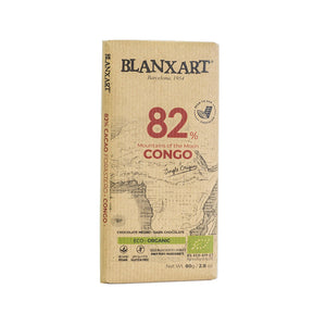 Blanxart Organic Dark Chocolate Bar 82% Congo