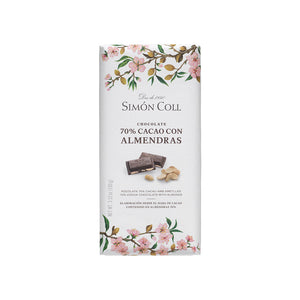 Simon-Coll Dark Chocolate 70% with Almonds