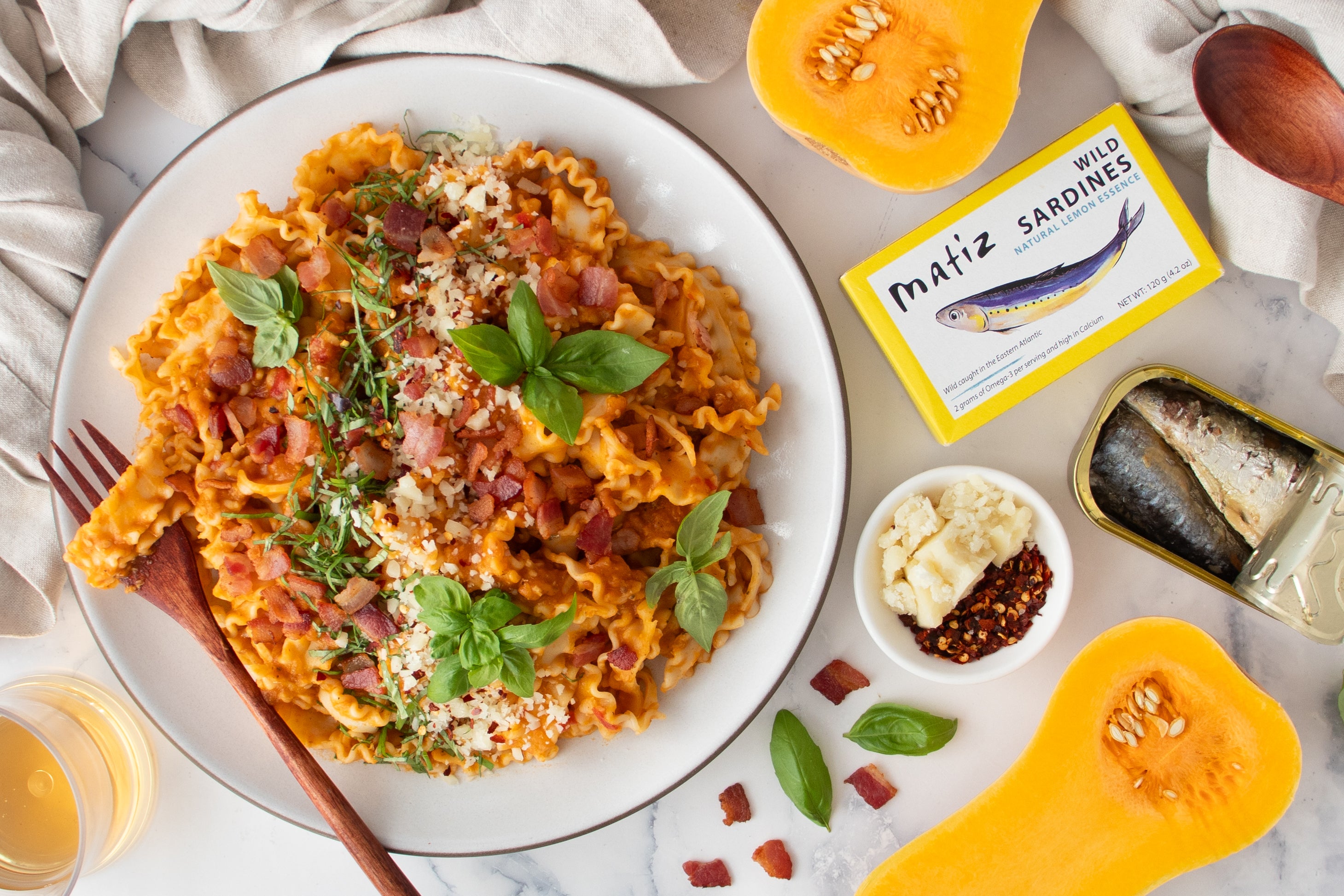 Umami Butternut Squash Pasta