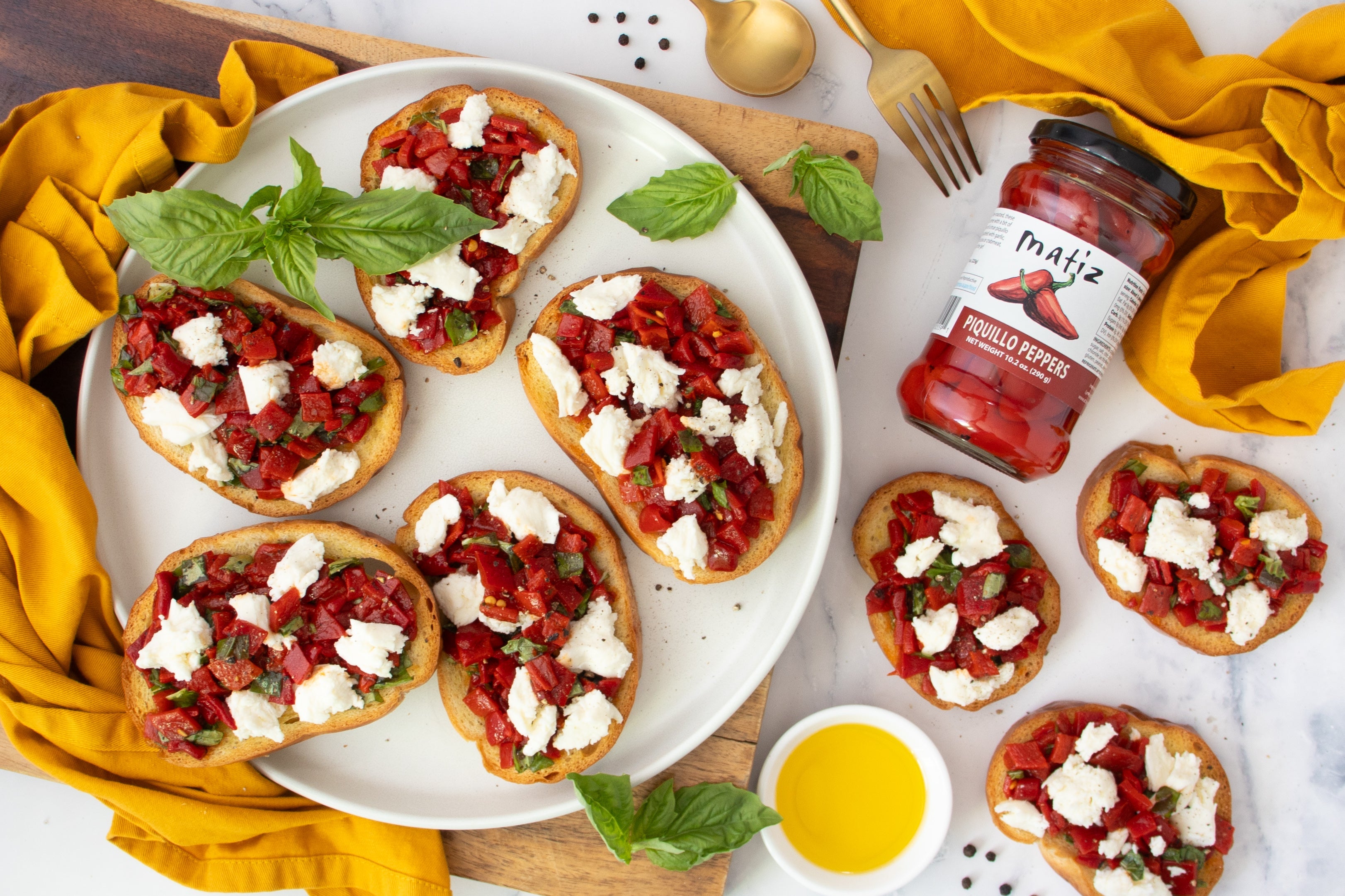 Matiz Piquillo Bruschetta