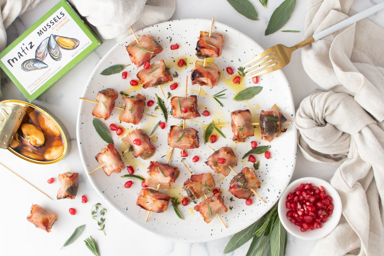 Pancetta Wrapped Mussels Culinary Collective