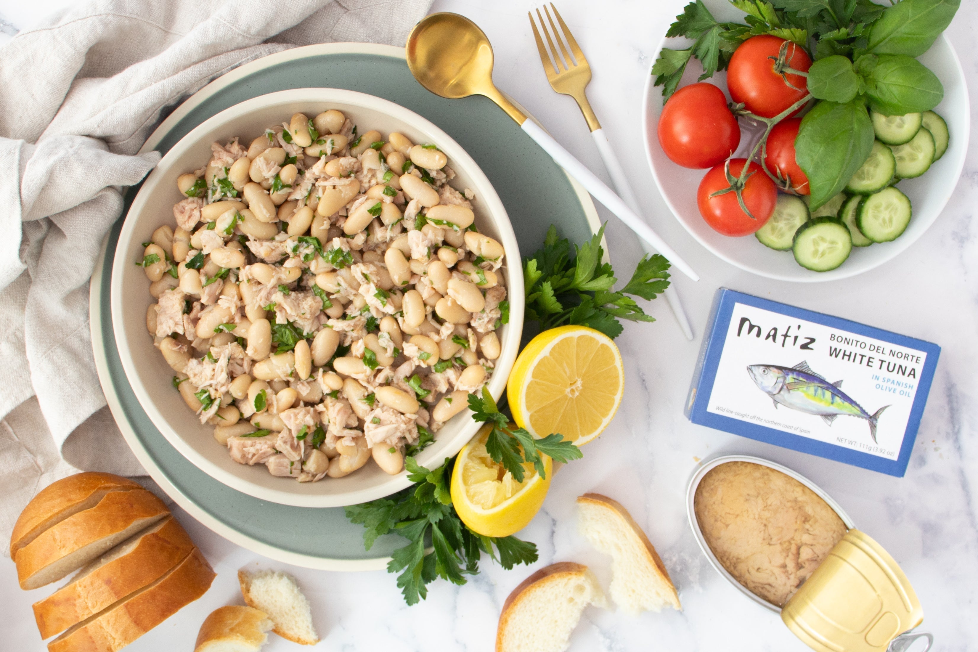 Tuna White Bean Salad