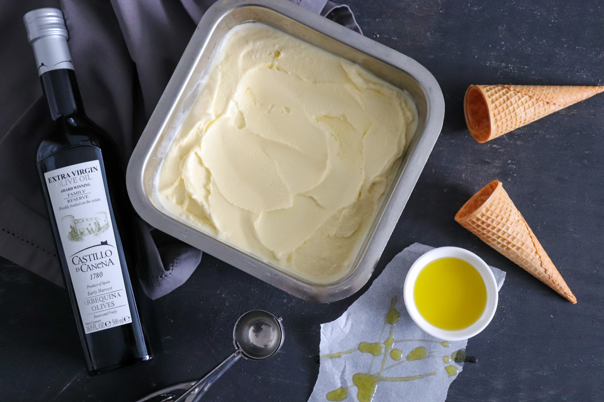 Olive Oil Ice Cream