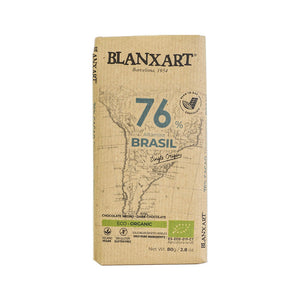 Blanxart Organic Dark Chocolate Bar 76% Brasil